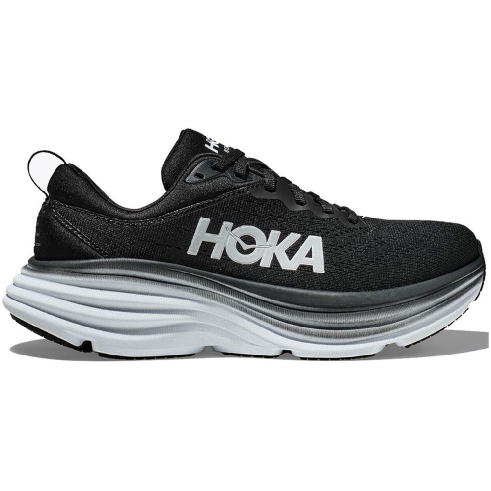 Hoka Women’s Bondi 8 - Black and White